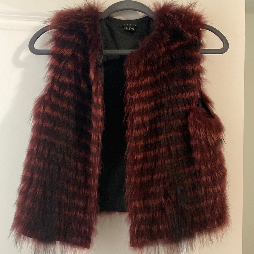 Theory fur vest